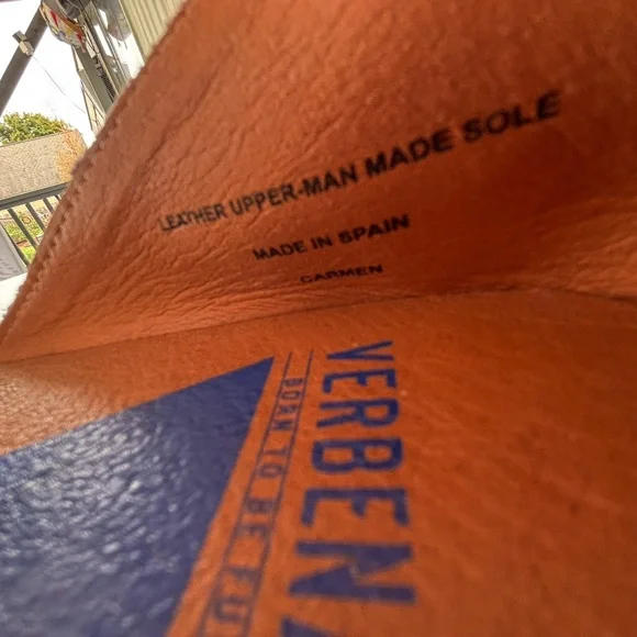 Verbenas Carmen Serraje Piedra Suede Espadrille Flat Shoes Size 41/ US 10.5/11 - Picture 3 of 16